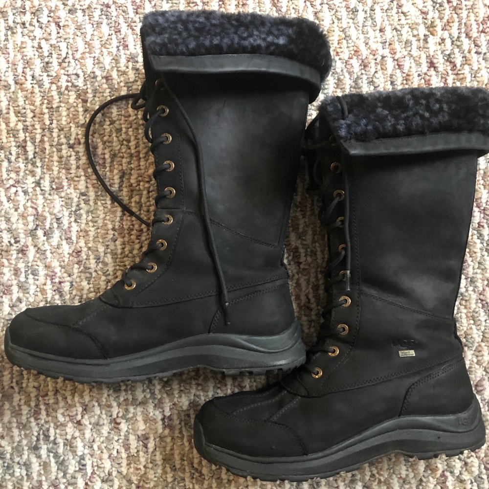 UGG ADIRONDACK TALL III LEOPARD WATERPROOF BOOTS